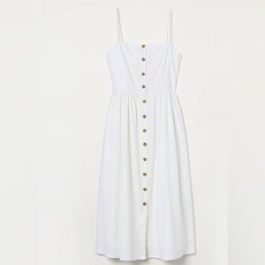 Linen-blend Dress NWT